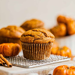 Pumpkin Muffins linked to recipe page